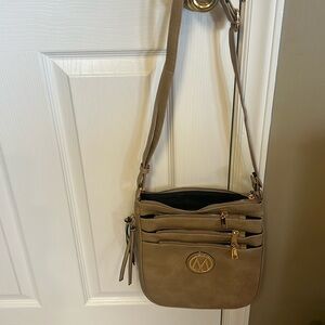 Tan shoulder bag/ cross body
